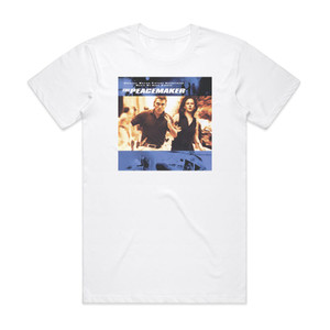 Hans Zimmer The Peacemaker Album Cover T-Shirt White Hans Zimmer The Peacemaker Album Cover T-Shirt White