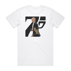 Hans Zimmer No Time To Die Original Motion Picture Soundtrack Album Cover T-Shirt White