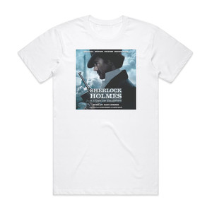 Hans Zimmer Sherlock Holmes A Game Of Shadows Album Cover T-Shirt White Hans Zimmer Sherlock Holmes A Game Of Shadows Album Cover T-Shirt White