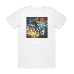 Hybris Heavy Machinery Album Cover T-Shirt White Hybris Heavy Machinery Album Cover T-Shirt White