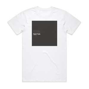 Hecq Night Falls Album Cover T-Shirt White Hecq Night Falls Album Cover T-Shirt White