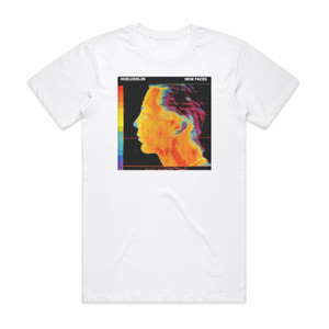 Hoelderlin New Faces Album Cover T-Shirt White Hoelderlin New Faces Album Cover T-Shirt White