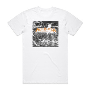 Helloween Halloween Live Album Cover T-Shirt White Helloween Halloween Live Album Cover T-Shirt White