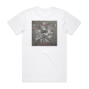 Helloween 7 Sinners Album Cover T-Shirt White Helloween 7 Sinners Album Cover T-Shirt White