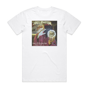 Helloween Keeper Of The Seven Keys Parts 1 2 Album Cover T-Shirt White Helloween Keeper Of The Seven Keys Parts 1 2 Album Cover T-Shirt White