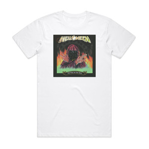 Helloween The Time Of The Oath Album Cover T-Shirt White Helloween The Time Of The Oath Album Cover T-Shirt White