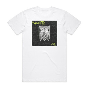 Hawklords The Hawklords Live Album Cover T-Shirt White Hawklords The Hawklords Live Album Cover T-Shirt White