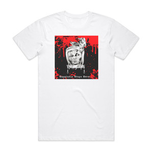 Happy Days Happiness Stops Here 1 Album Cover T-Shirt White Happy Days Happiness Stops Here 1 Album Cover T-Shirt White