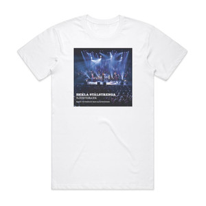 Hekla Stalstrenga Hjertebank Album Cover T-Shirt White Hekla Stalstrenga Hjertebank Album Cover T-Shirt White