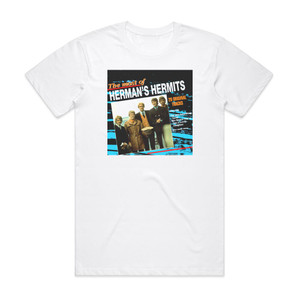 Hermans Hermits The Most Of Album Cover T-Shirt White