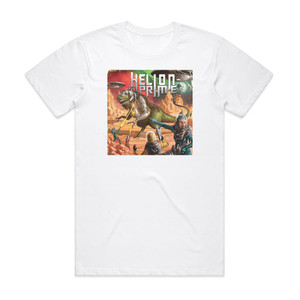 Helion Prime Helion Prime Album Cover T-Shirt White Helion Prime Helion Prime Album Cover T-Shirt White