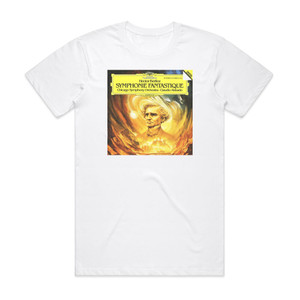 Hector Berlioz Symphonie Fantastique Op 14 Chicago Symphony Orchestra Feat Conductor Claudio Abbado Album Cover T-Shirt White Hector Berlioz Symphonie Fantastique Op 14 Chicago Symphony Orchestra Feat Conductor Claudio Abbado Album Cover T-Shirt White