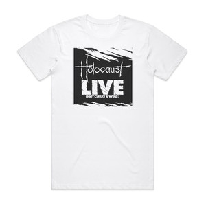 Holocaust Live Hot Curry Wine Album Cover T-Shirt White Holocaust Live Hot Curry Wine Album Cover T-Shirt White