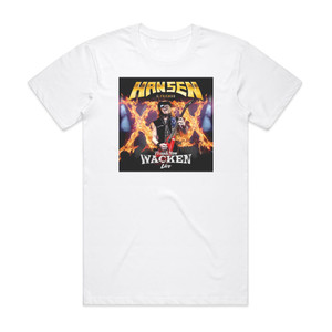 Hansen and Friends Thank You Wacken Live Album Cover T-Shirt White