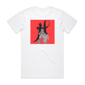 Hacktivist Over Throne Album Cover T-Shirt White Hacktivist Over Throne Album Cover T-Shirt White