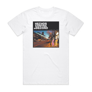 Hechos Contra el Decoro Lnea De Fuga Album Cover T-Shirt White