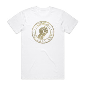 Hamatom Fk Das System Album Cover T-Shirt White Hamatom Fk Das System Album Cover T-Shirt White