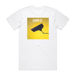 Hard-Fi Best Of 2004 2014 1 Album Cover T-Shirt White Hard-Fi Best Of 2004 2014 1 Album Cover T-Shirt White