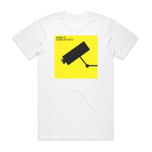 Hard-Fi Stars Of Cctv Album Cover T-Shirt White Hard-Fi Stars Of Cctv Album Cover T-Shirt White