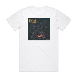 Hellish Grimoire Album Cover T-Shirt White Hellish Grimoire Album Cover T-Shirt White