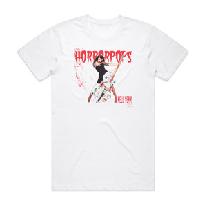 HorrorPops Hell Yeah Album Cover T-Shirt White HorrorPops Hell Yeah Album Cover T-Shirt White
