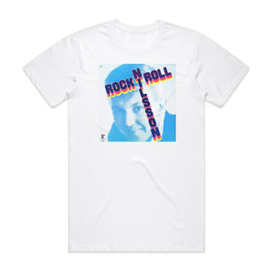 Harry Nilsson Rockn Roll Album Cover T-Shirt White Harry Nilsson Rockn Roll Album Cover T-Shirt White