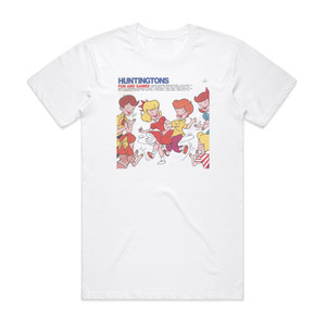 Huntingtons Fun And Games 1 Album Cover T-Shirt White Huntingtons Fun And Games 1 Album Cover T-Shirt White