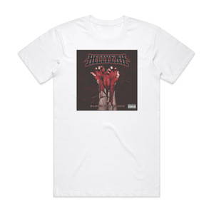 Hellyeah Blood For Blood Album Cover T-Shirt White Hellyeah Blood For Blood Album Cover T-Shirt White