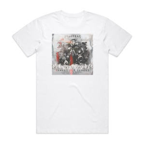Hellyeah Sangre Por Sangre Blood For Blood Live In Australia Album Cover T-Shirt White Hellyeah Sangre Por Sangre Blood For Blood Live In Australia Album Cover T-Shirt White