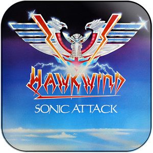 Hawkwind Sonic Attack Album Cover Sticker