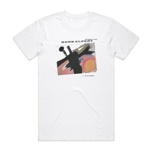 Herb Alpert Steppin Out Album Cover T-Shirt White Herb Alpert Steppin Out Album Cover T-Shirt White