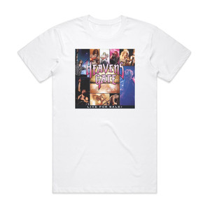 Heavens Gate Live For Sale Album Cover T-Shirt White Heavens Gate Live For Sale Album Cover T-Shirt White