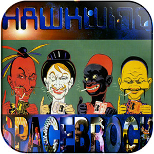 Hawkwind Spacebrock Album Cover Sticker