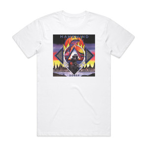 Hawkwind Zones Album Cover T-Shirt White Hawkwind Zones Album Cover T-Shirt White