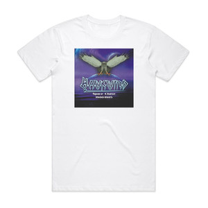 Hawkwind Space Chase 1980 1985 Album Cover T-Shirt White Hawkwind Space Chase 1980 1985 Album Cover T-Shirt White