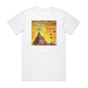 Hawkwind 25 Years On Album Cover T-Shirt White Hawkwind 25 Years On Album Cover T-Shirt White