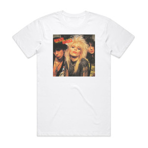 Hanoi Rocks Two Steps From The Move Album Cover T-Shirt White Hanoi Rocks Two Steps From The Move Album Cover T-Shirt White