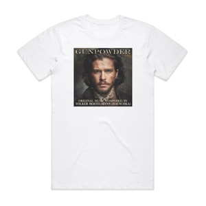 Hauschka Gunpowder Original Television Soundtrack Album Cover T-Shirt White Hauschka Gunpowder Original Television Soundtrack Album Cover T-Shirt White