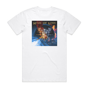 House of Lords World Upside Down Album Cover T-Shirt White House of Lords World Upside Down Album Cover T-Shirt White