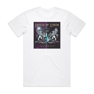 House of Lords Big Money Album Cover T-Shirt White House of Lords Big Money Album Cover T-Shirt White