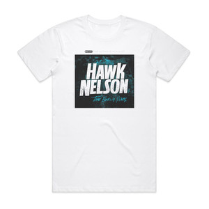 Hawk Nelson Best Of Hawk Nelson Album Cover T-Shirt White Hawk Nelson Best Of Hawk Nelson Album Cover T-Shirt White