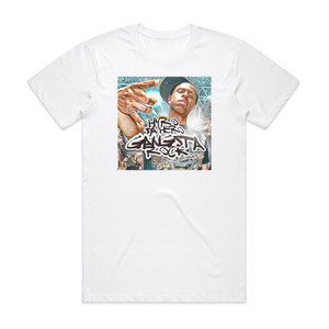 Hyro da Hero Gangsta Rock Album Cover T-Shirt White Hyro da Hero Gangsta Rock Album Cover T-Shirt White