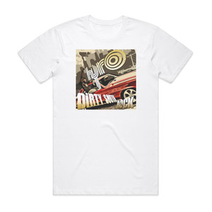 Hyro da Hero Dirty South Rock Album Cover T-Shirt White Hyro da Hero Dirty South Rock Album Cover T-Shirt White