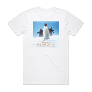 Harry Gregson-Williams Penguins Album Cover T-Shirt White Harry Gregson-Williams Penguins Album Cover T-Shirt White