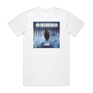H-Blockx Live Album Cover T-Shirt White