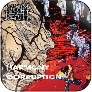 Napalm Death Harmony Corruption-2 Album Cover Sticker