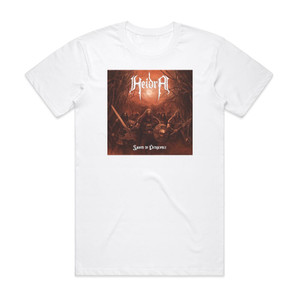 Heidra Sworn To Vengeance Album Cover T-Shirt White Heidra Sworn To Vengeance Album Cover T-Shirt White