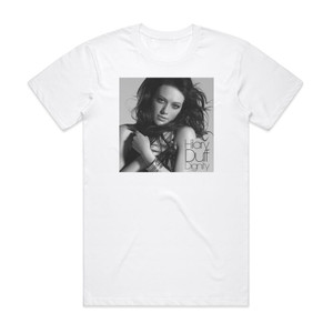 Hilary Duff Dignity 2 Album Cover T-Shirt White