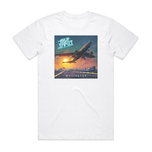 High Spirits Motivator Album Cover T-Shirt White High Spirits Motivator Album Cover T-Shirt White