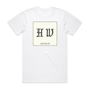Hookworms Live Vol Iii Album Cover T-Shirt White Hookworms Live Vol Iii Album Cover T-Shirt White